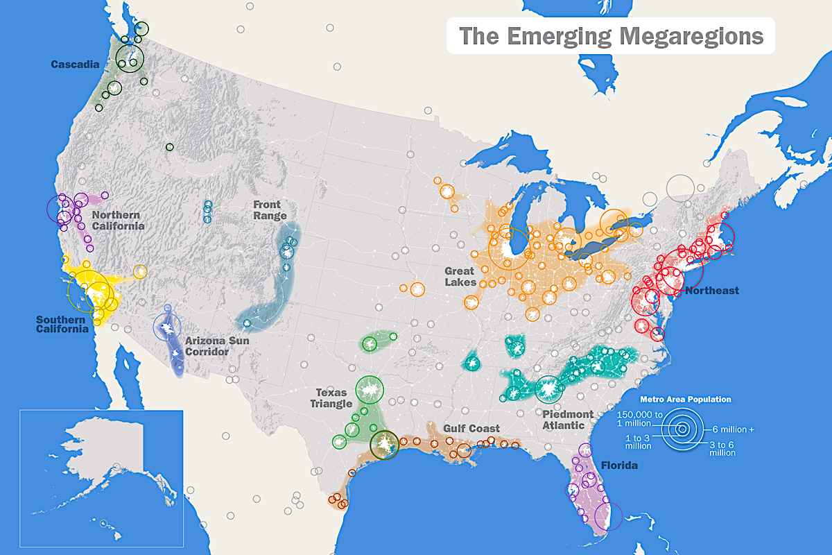 Map of U.S. cultural regions.