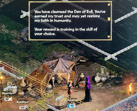 You have cleansed the den of evil.