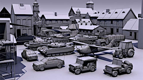 Polygons from Operation Flashpoint: Cold War Crisis.