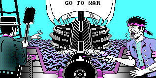 Screenshot from a war game.