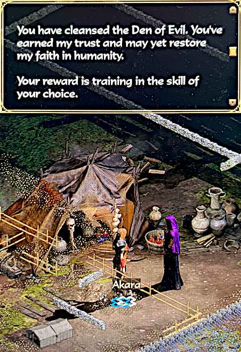 You have cleansed the den of evil.